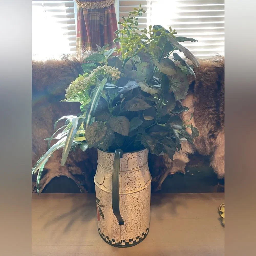 Original Distressed Metal Watering Can